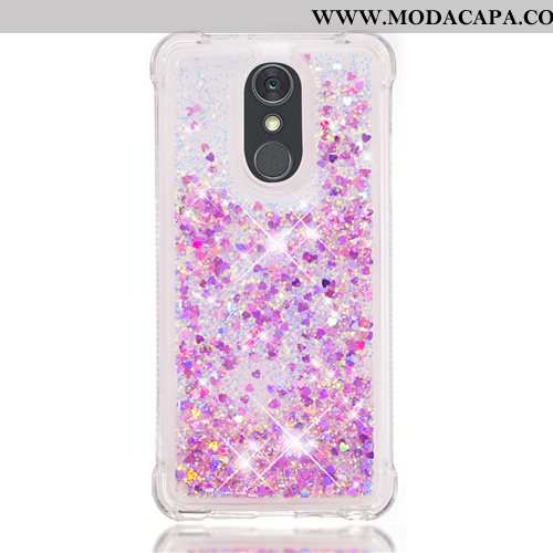 Capa Lg Q Stylus Desenho Animado Capas Pu Cases Soft Roxa Telemóvel Baratas