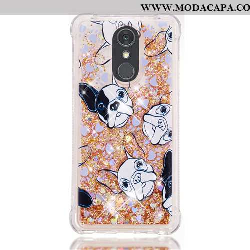 Capa Lg Q Stylus Desenho Animado Capas Pu Cases Soft Roxa Telemóvel Baratas