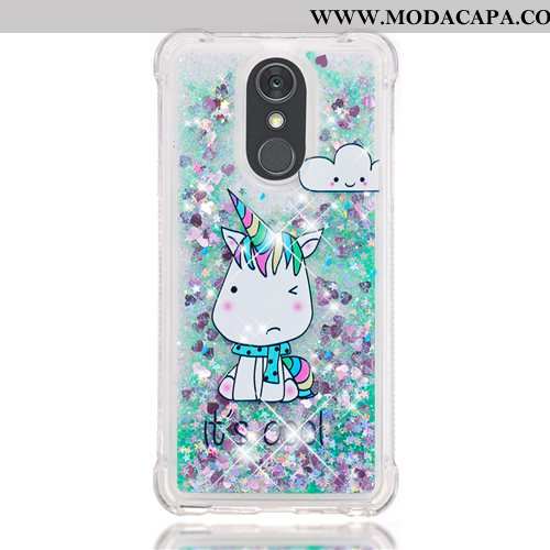 Capa Lg Q Stylus Desenho Animado Capas Pu Cases Soft Roxa Telemóvel Baratas