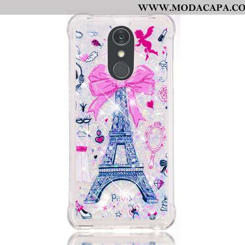 Capa Lg Q Stylus Desenho Animado Capas Pu Cases Soft Roxa Telemóvel Baratas