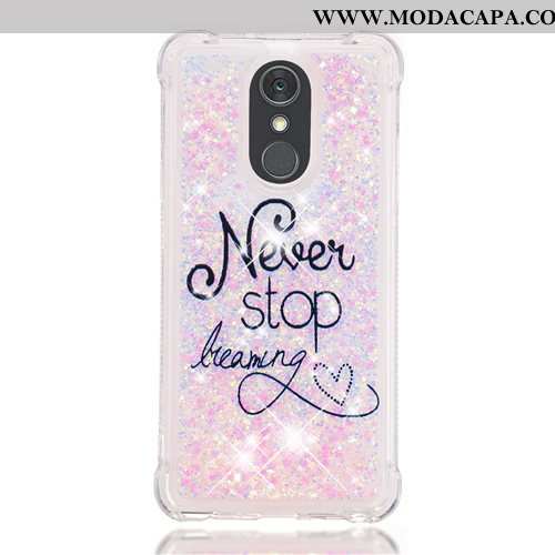 Capa Lg Q Stylus Desenho Animado Capas Pu Cases Soft Roxa Telemóvel Baratas