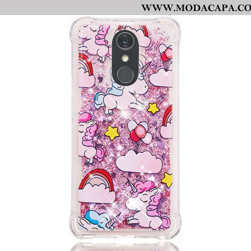 Capa Lg Q Stylus Desenho Animado Capas Pu Cases Soft Roxa Telemóvel Baratas