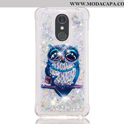 Capa Lg Q Stylus Desenho Animado Capas Pu Cases Soft Roxa Telemóvel Baratas