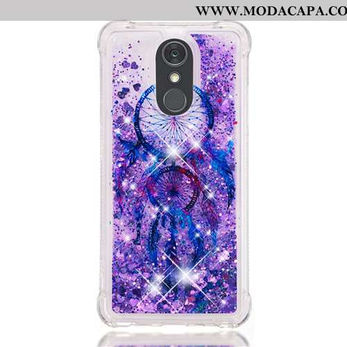 Capa Lg Q Stylus Desenho Animado Capas Pu Cases Soft Roxa Telemóvel Baratas