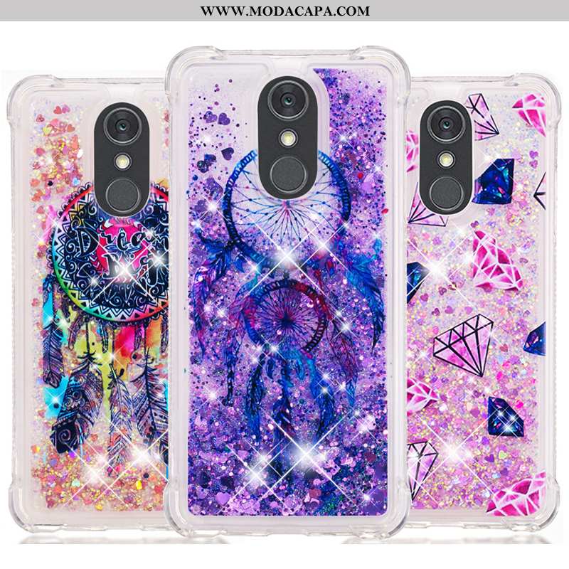 Capa Lg Q Stylus Desenho Animado Capas Pu Cases Soft Roxa Telemóvel Baratas