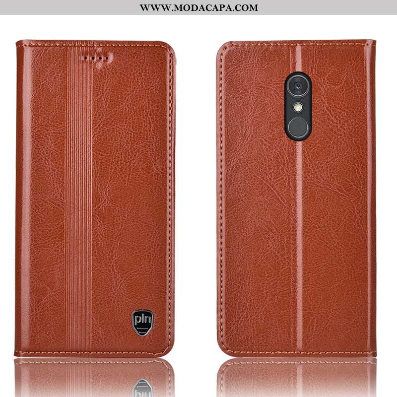 Capa Lg Q Stylus Protetoras Couro Legitimo Vermelho Cases Cover Capas Antiqueda Online