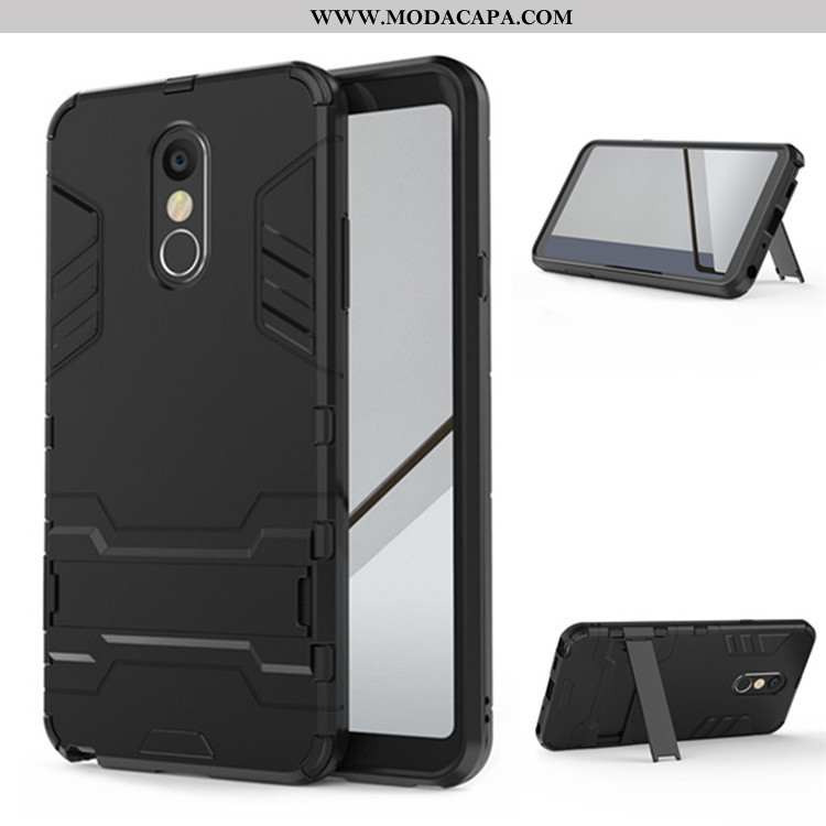 Capa Lg Q Stylus Protetoras Cases Telemóvel Preto Capas Suporte Invisivel Promoção