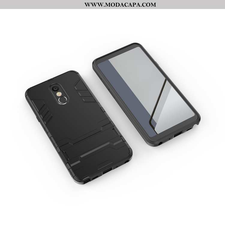 Capa Lg Q Stylus Protetoras Cases Telemóvel Preto Capas Suporte Invisivel Promoção