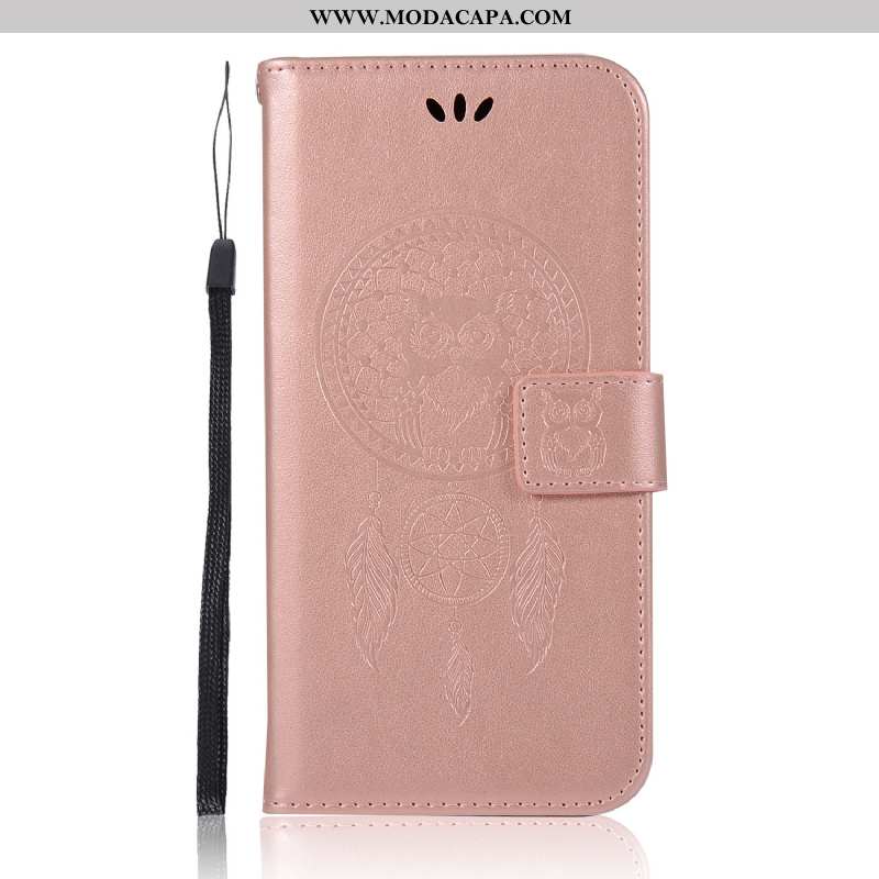 Capa Lg Q6 Soft Antiqueda Roxa Telemóvel Couro Capas Cover Promoção