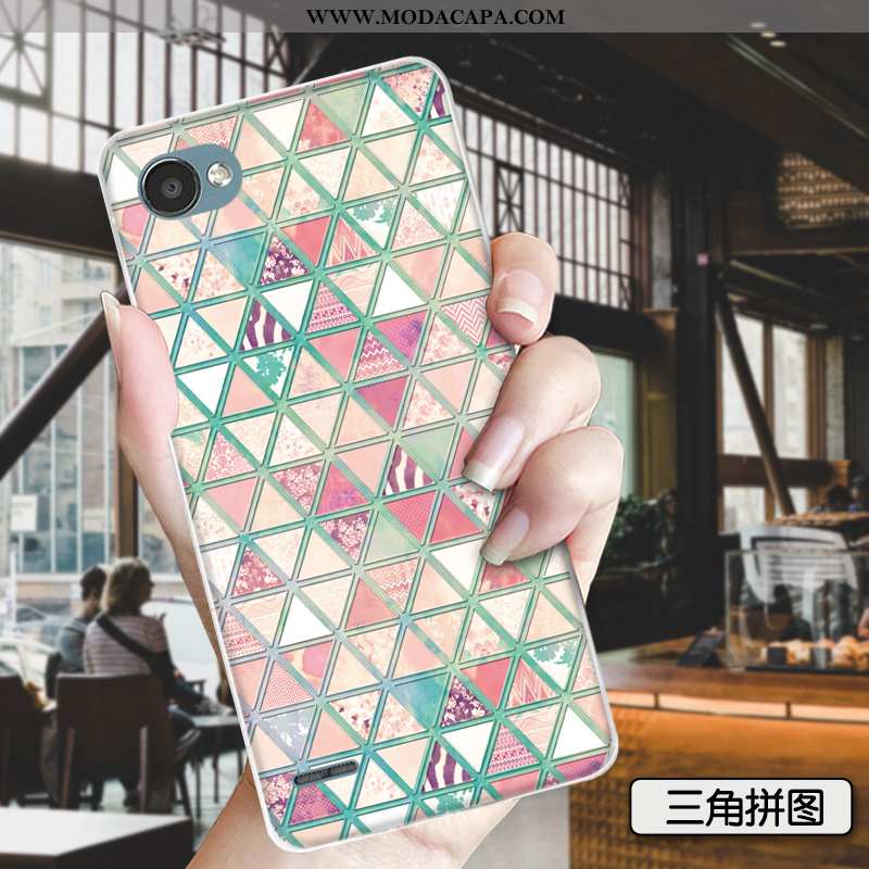 Capas Lg Q6 Tendencia Estiloso Protetoras Malha Silicone Cases Promoção