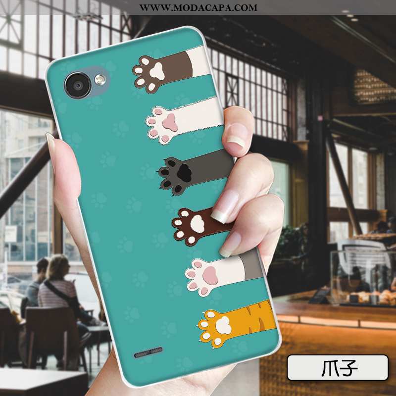 Capas Lg Q6 Tendencia Estiloso Protetoras Malha Silicone Cases Promoção