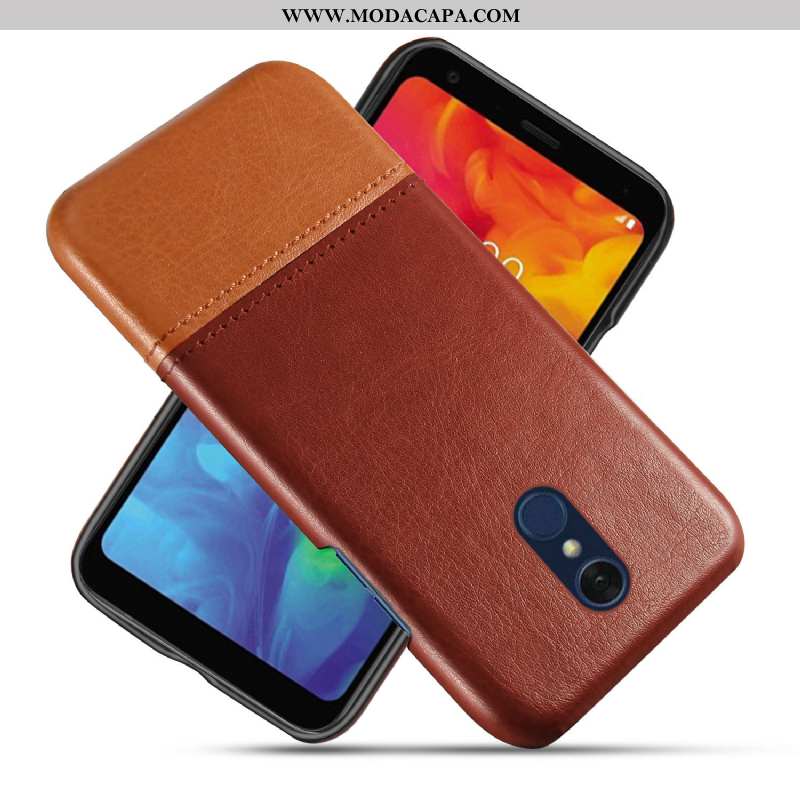 Capa Lg Q7 Slim Telemóvel Cases Super Capas Resistente Costura Baratos