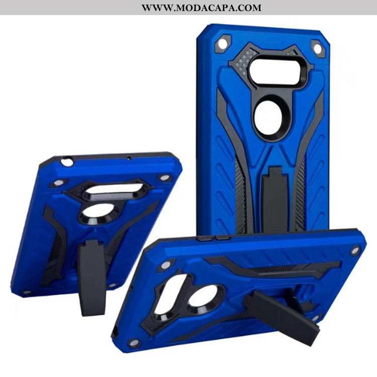 Capas Lg V30 Protetoras Motoqueiro Antiqueda Azul Cases Telemóvel Comprar