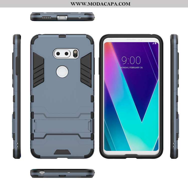 Capas Lg V30 Criativas Telemóvel Silicone Suporte Preto Invisivel Online