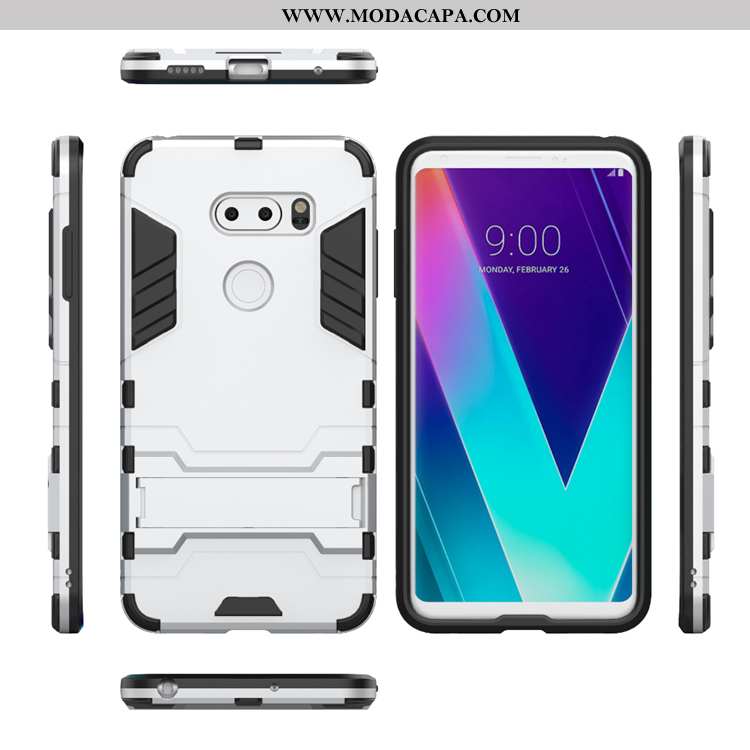 Capas Lg V30 Criativas Telemóvel Silicone Suporte Preto Invisivel Online