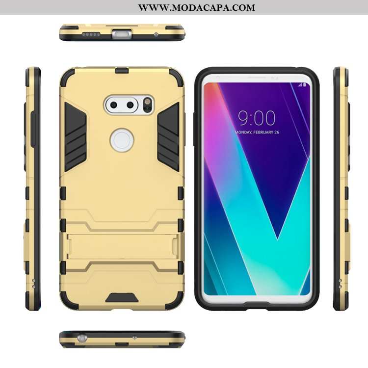 Capas Lg V30 Criativas Telemóvel Silicone Suporte Preto Invisivel Online