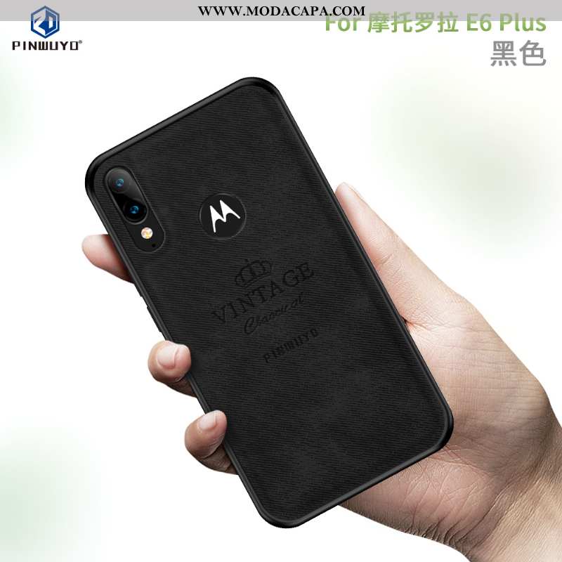 Capas Moto E6 Plus Protetoras Cases Completa Sem Tecido Vermelho Venda