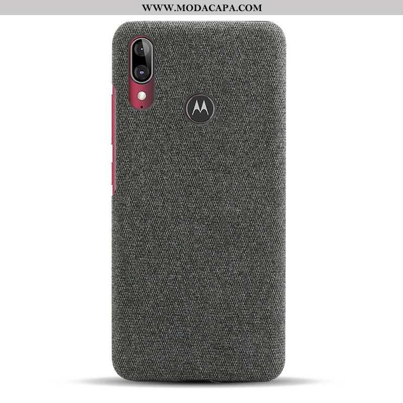 Capas Moto E6 Plus Protetoras Antiqueda Telemóvel Tecido Slim Cases Barato