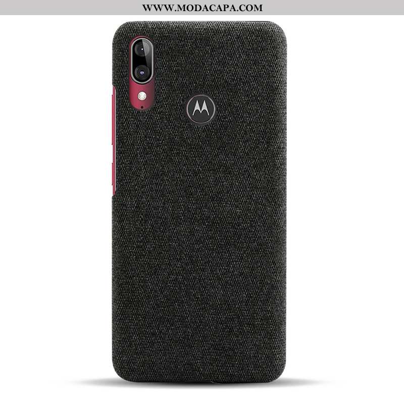 Capas Moto E6 Plus Protetoras Antiqueda Telemóvel Tecido Slim Cases Barato