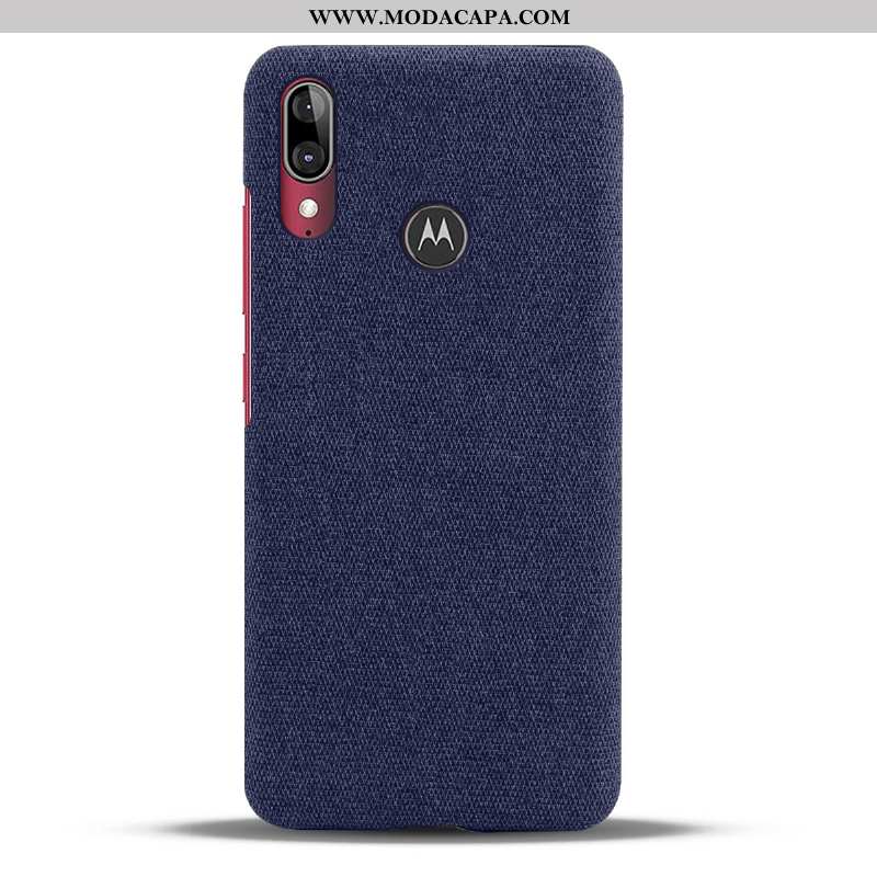 Capas Moto E6 Plus Protetoras Antiqueda Telemóvel Tecido Slim Cases Barato