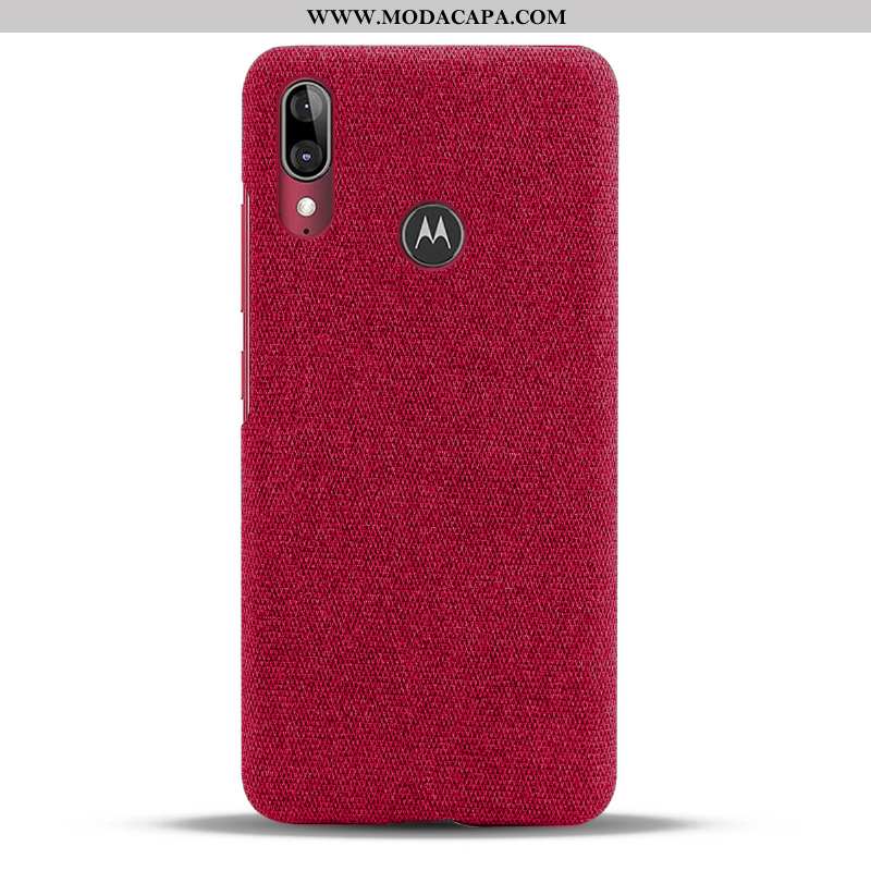 Capas Moto E6 Plus Protetoras Antiqueda Telemóvel Tecido Slim Cases Barato