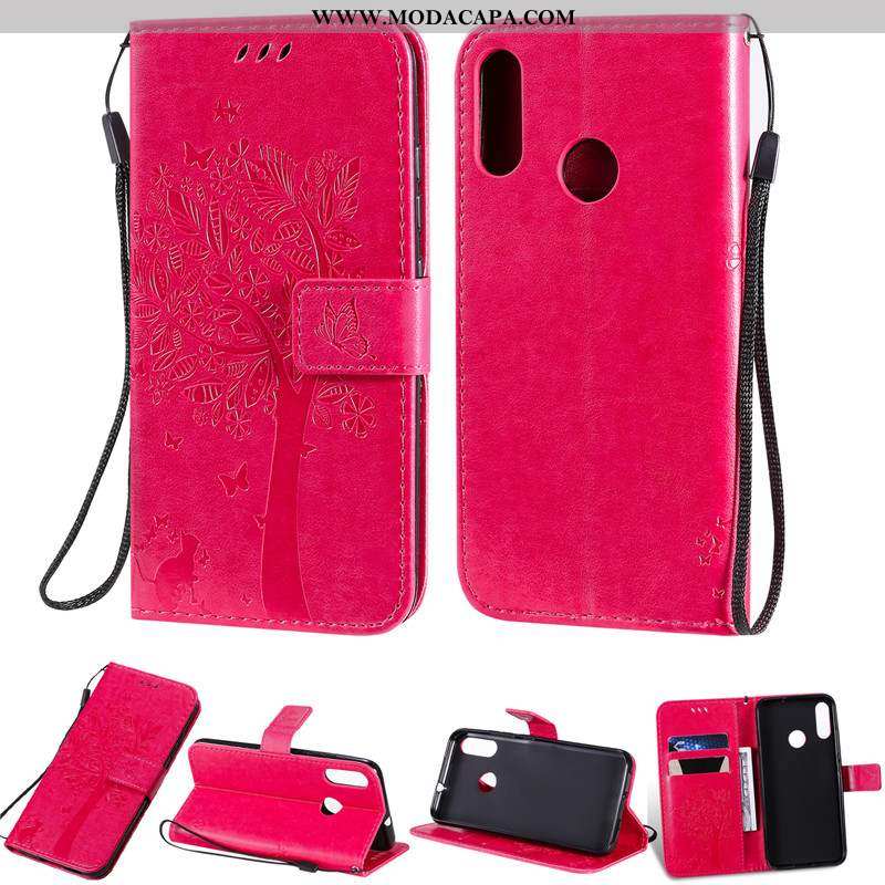 Capas Moto E6 Plus Protetoras Telemóvel Cases Rosa Couro Cover Antiqueda Promoção