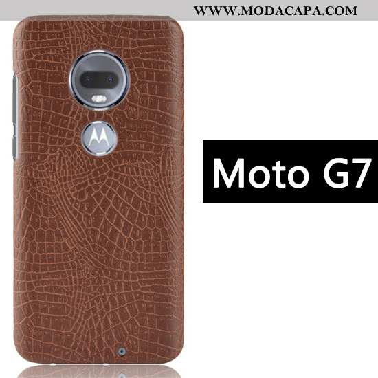 Capas Moto G7 Criativas Negócio Cases Antiqueda Crocs Preto Venda