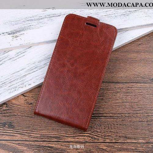 Capa Moto G7 Play Soft Completa Couro Vermelho Cover Cola Capas Promoção