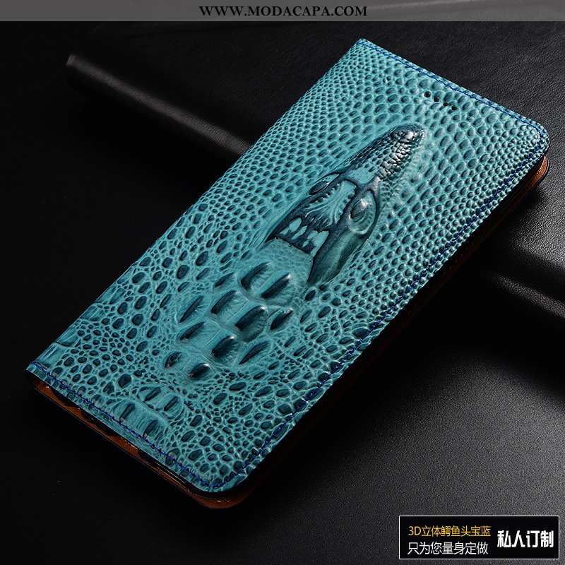 Capa Moto G7 Play Protetoras Couro Marrom Crocs Capas Pulôver Antiqueda Barato