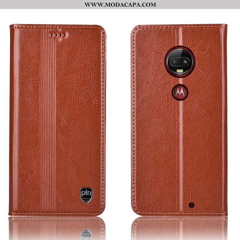 Capas Moto G7 Plus Protetoras Cases Cover Antiqueda Completa Telemóvel Couro Genuíno Online