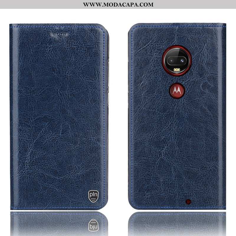 Capa Moto G7 Plus Protetoras Cover Antiqueda Capas Vermelho Completa Couro Legitimo Venda