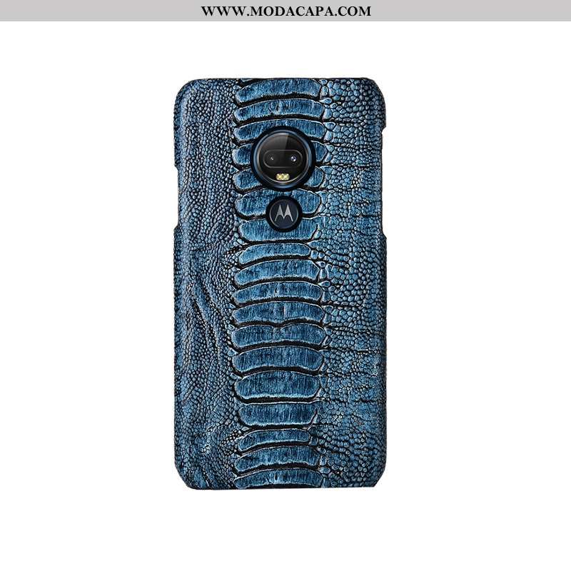 Capa Moto G7 Plus Personalizada Customizadas Criativas Capas Telemóvel Antiqueda Azul Online