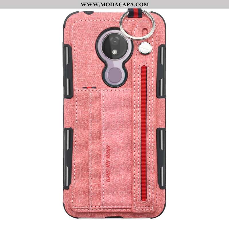 Capas Moto G7 Power Protetoras Cases Quadrada Rosa Telemóvel Promoção