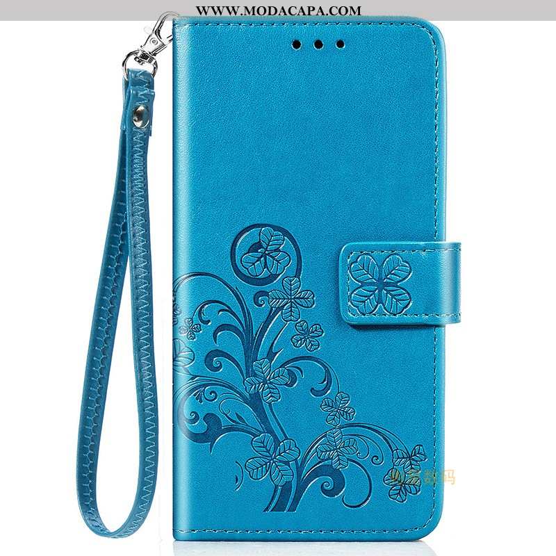 Capas Moto G7 Power Soft Completa Cover Antiqueda Couro Azul Comprar