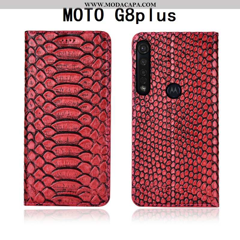 Capa Moto G8 Plus Protetoras Cases Cobra Antiqueda Telemóvel Capas Couro Legitimo Baratos