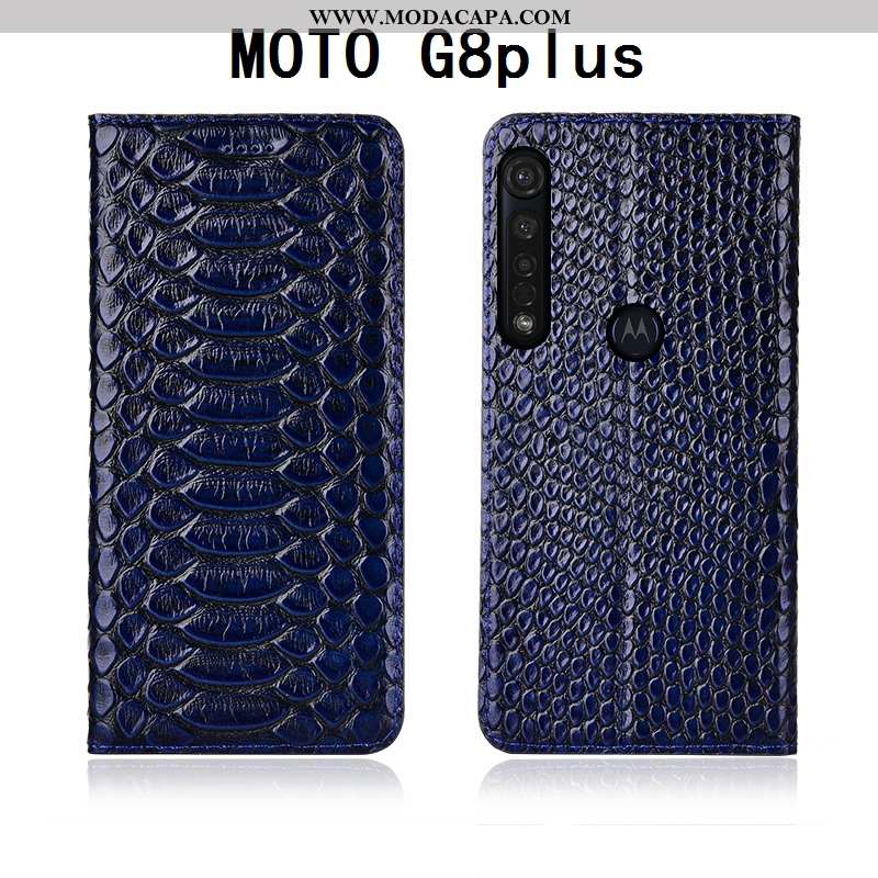 Capa Moto G8 Plus Protetoras Cases Cobra Antiqueda Telemóvel Capas Couro Legitimo Baratos