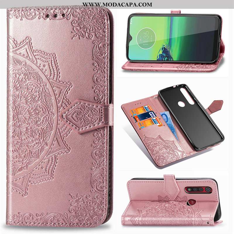 Capas Moto G8 Plus Cordao Lisas Cases Preto Cover Protetoras Baratas