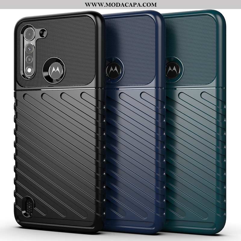 Capa Moto G8 Power Lite Protetoras Antiqueda Cases Preto Capas Telemóvel Venda