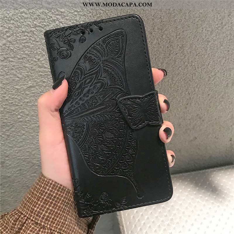 Capas Moto G8 Power Bonitos Cases Telemóvel Gravata Couro Lisas Cover Online