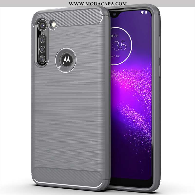 Capa Moto G8 Power Protetoras Cases Silicone Telemóvel Capas Preto Antiqueda Venda