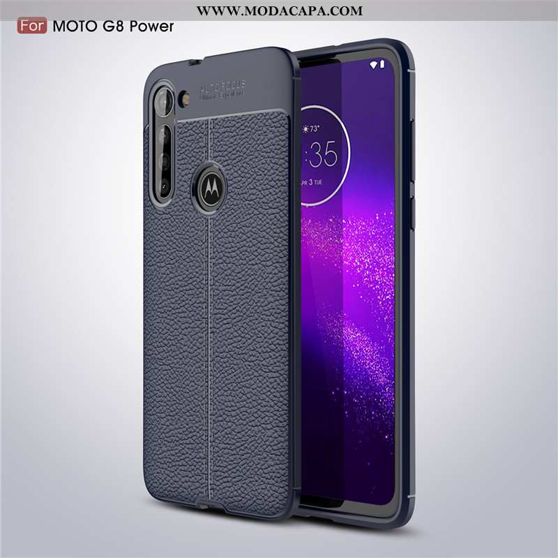 Capas Moto G8 Power Soft Telemóvel Protetoras Anti Suor Cola Antiderrapante Promoção