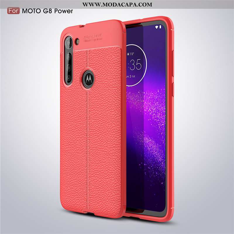 Capas Moto G8 Power Soft Telemóvel Protetoras Anti Suor Cola Antiderrapante Promoção