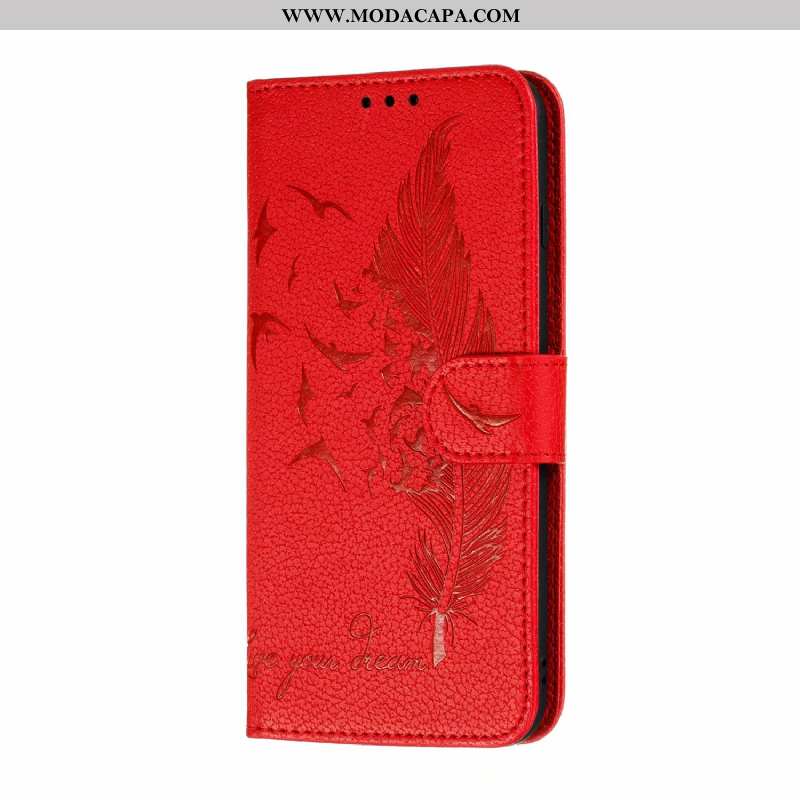 Capas Moto G8 Power Couro Cases Completa Cover Vermelho Telemóvel Venda