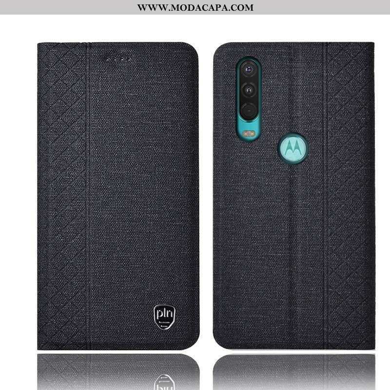 Capas Motorola One Action Couro Cases Completa Protetoras Antiqueda Telemóvel Barato