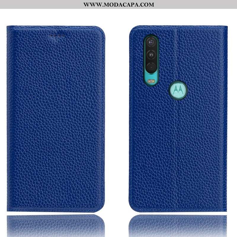 Capas Motorola One Action Protetoras Completa Cases Couro Genuíno Cover Antiqueda Baratas