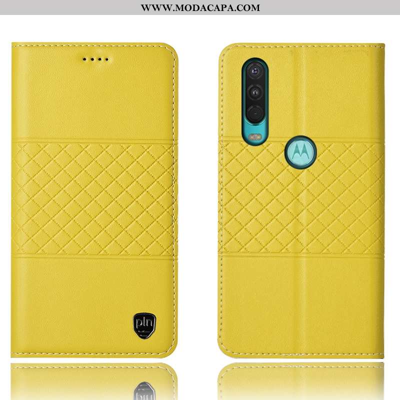 Capa Motorola One Action Couro Genuíno Capas Telemóvel Protetoras Completa Antiqueda Cases Online