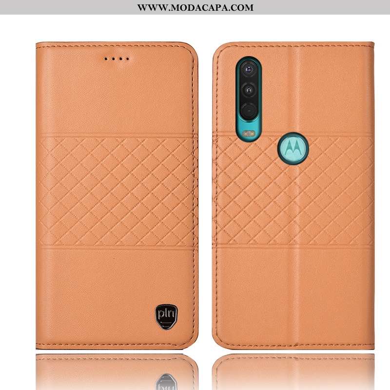 Capa Motorola One Action Couro Genuíno Capas Telemóvel Protetoras Completa Antiqueda Cases Online