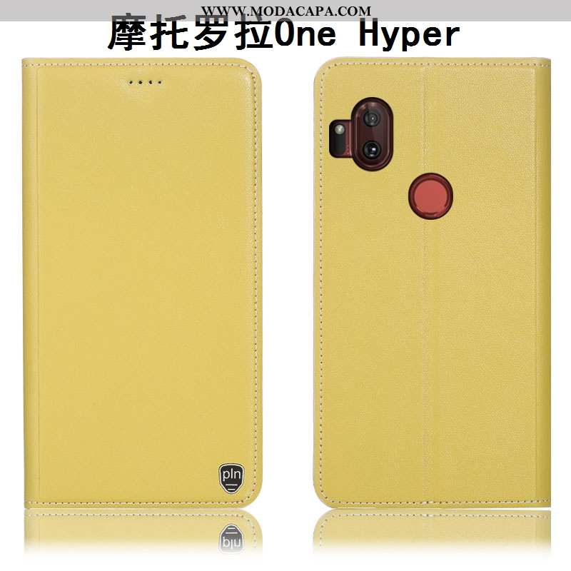 Capas Motorola One Hyper Protetoras Telemóvel Cover Couro Legitimo Antiqueda Cases Promoção