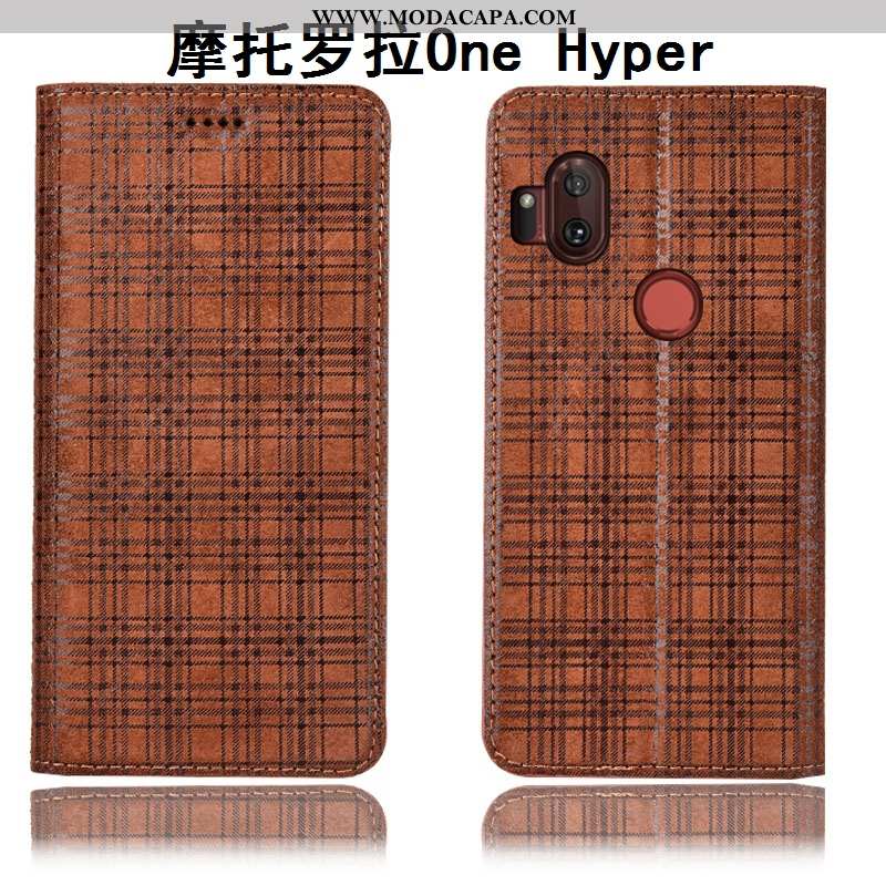 Capas Motorola One Hyper Protetoras Marrom Cover Antiqueda Couro Genuíno Suede Venda