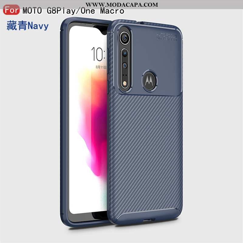 Capas Motorola One Macro Soft Completa 2020 Preto Protetoras Telemóvel Cases Barato